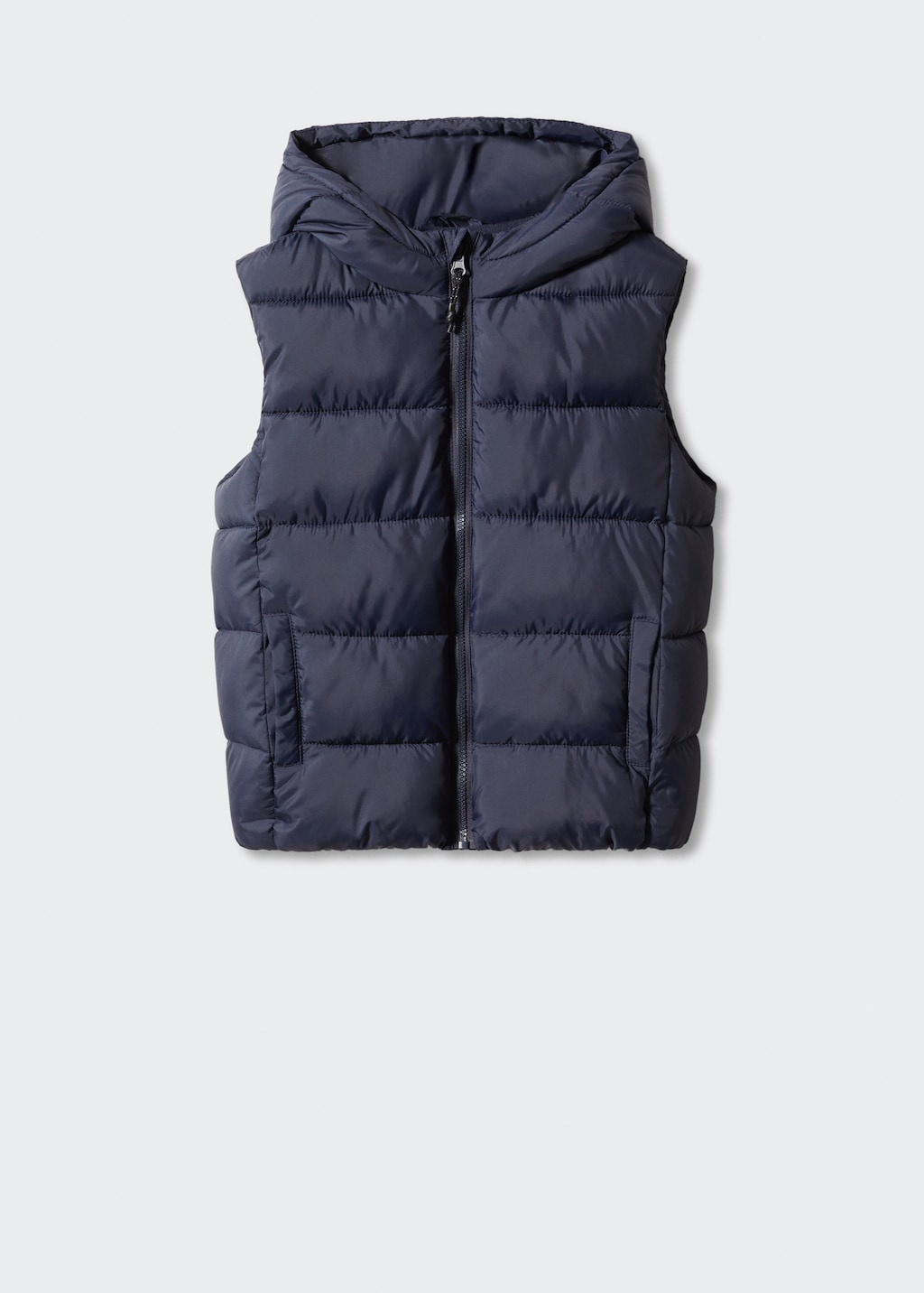 Padded fleece gilet - Article without model