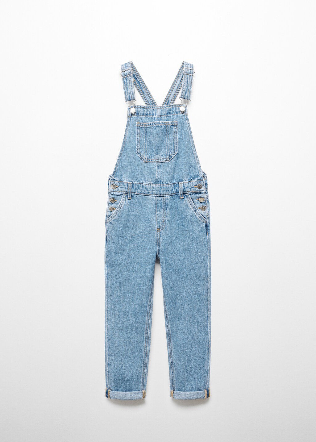 Long denim dungarees - Article without model