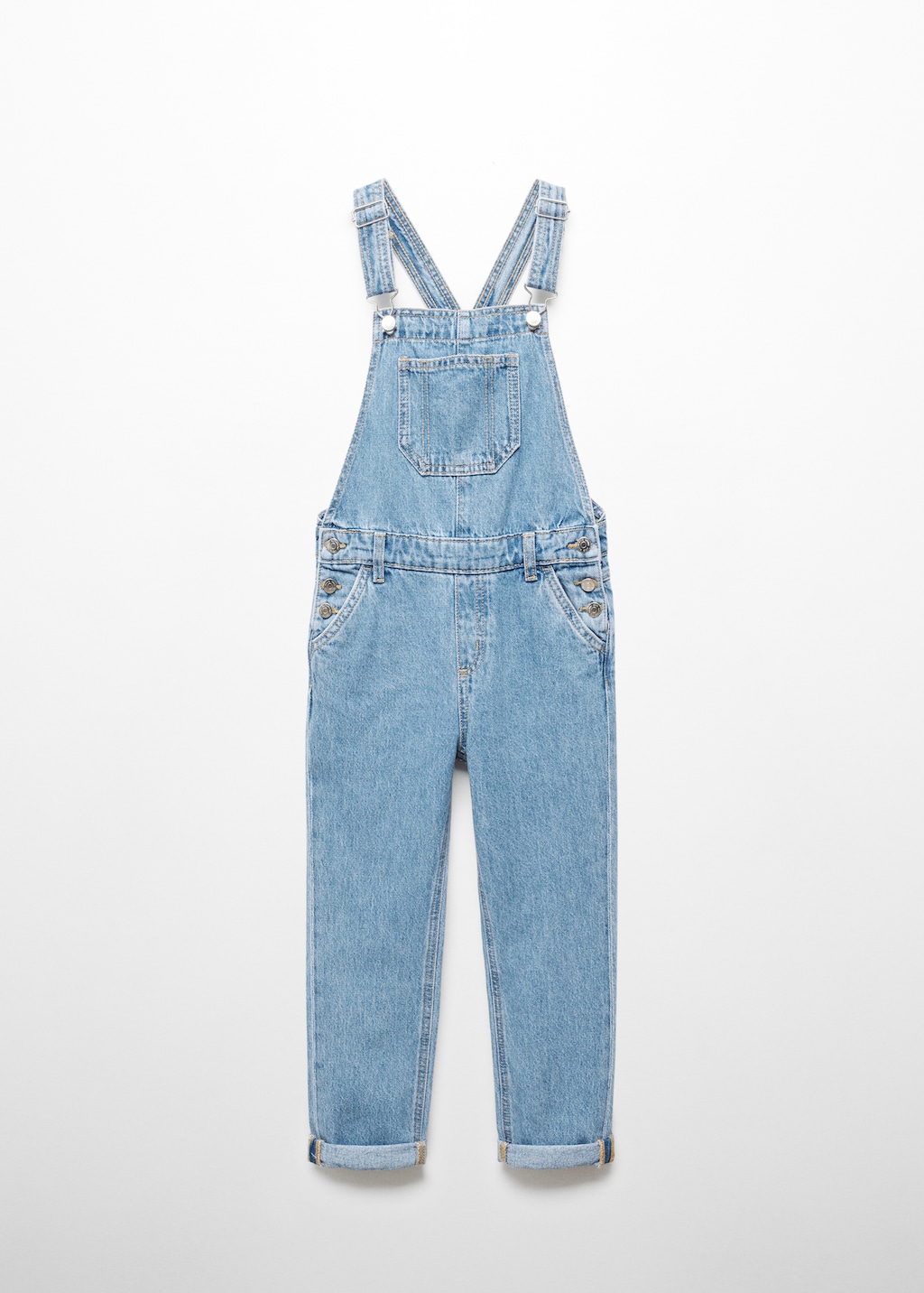 Long denim dungarees - Article without model