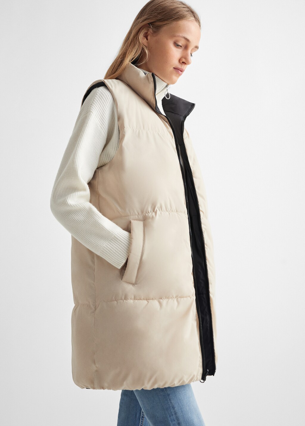 Reversible quilted gilet - Details of the article 2