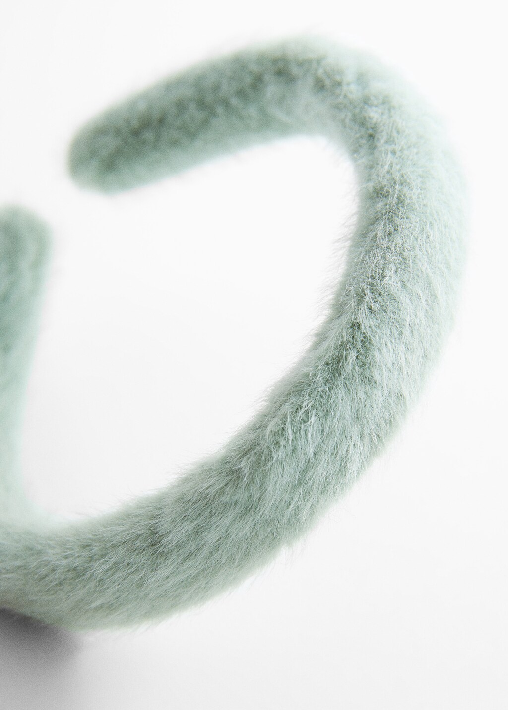 Fur detail hairband - Medium plane