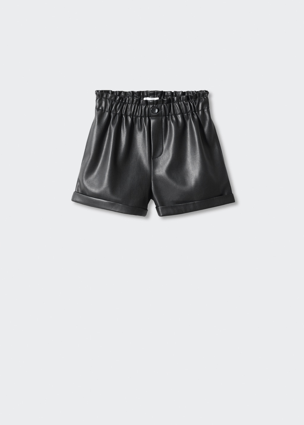 Faux leather shorts - Article without model