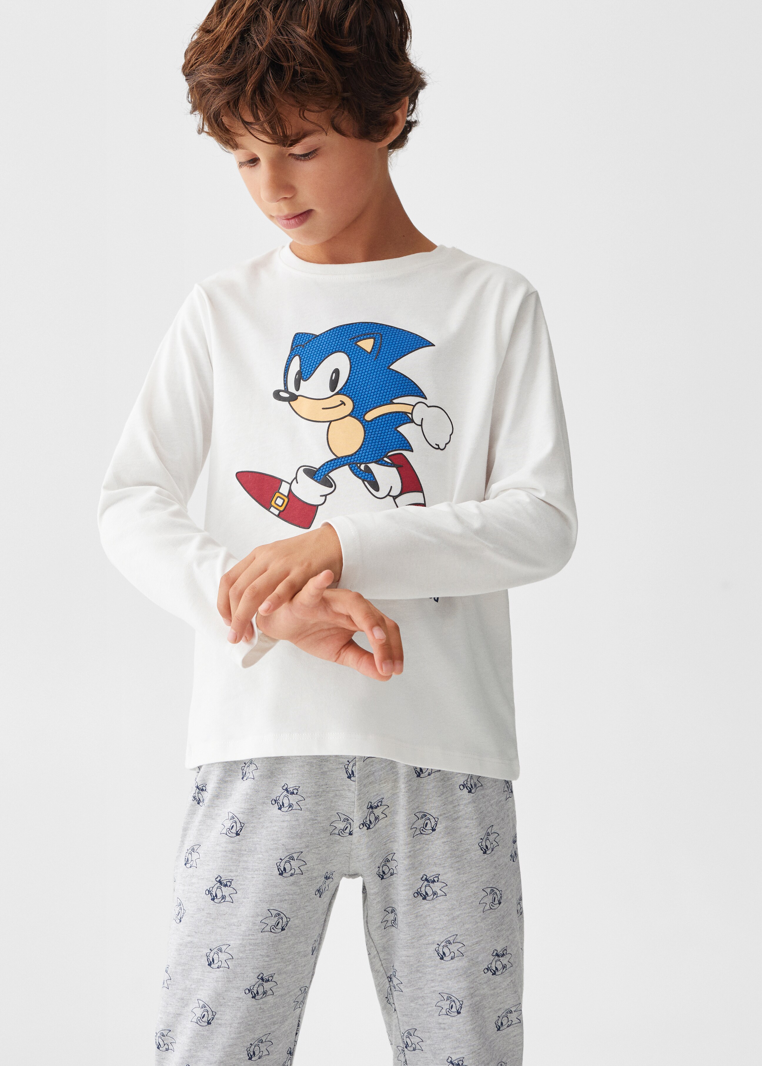Sonic long pyjamas - Medium plane