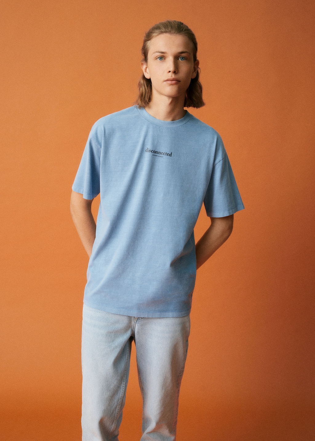 Printed cotton-blend T-shirt - Details of the article 5