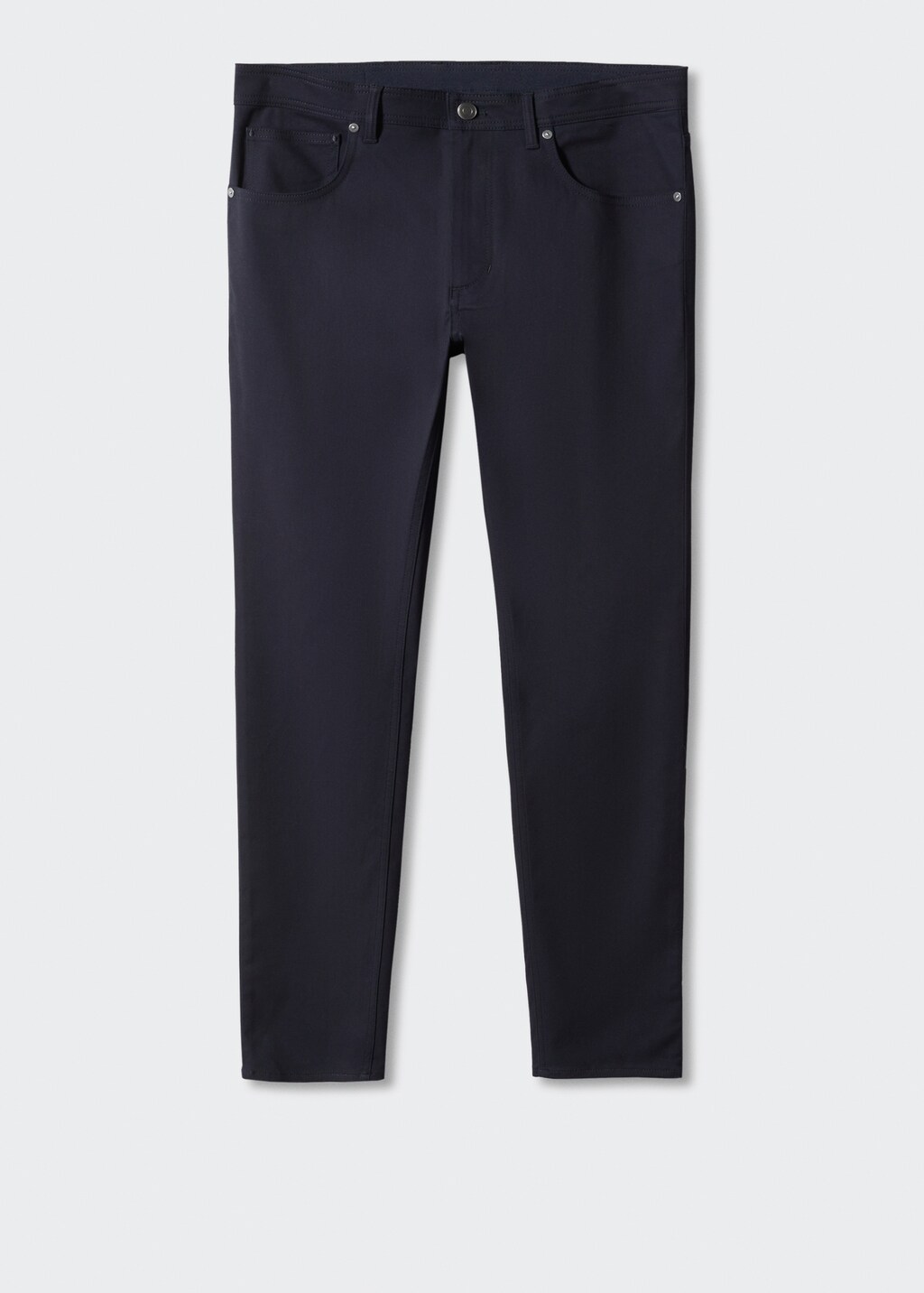 Slim fit serge cotton trousers - Article without model