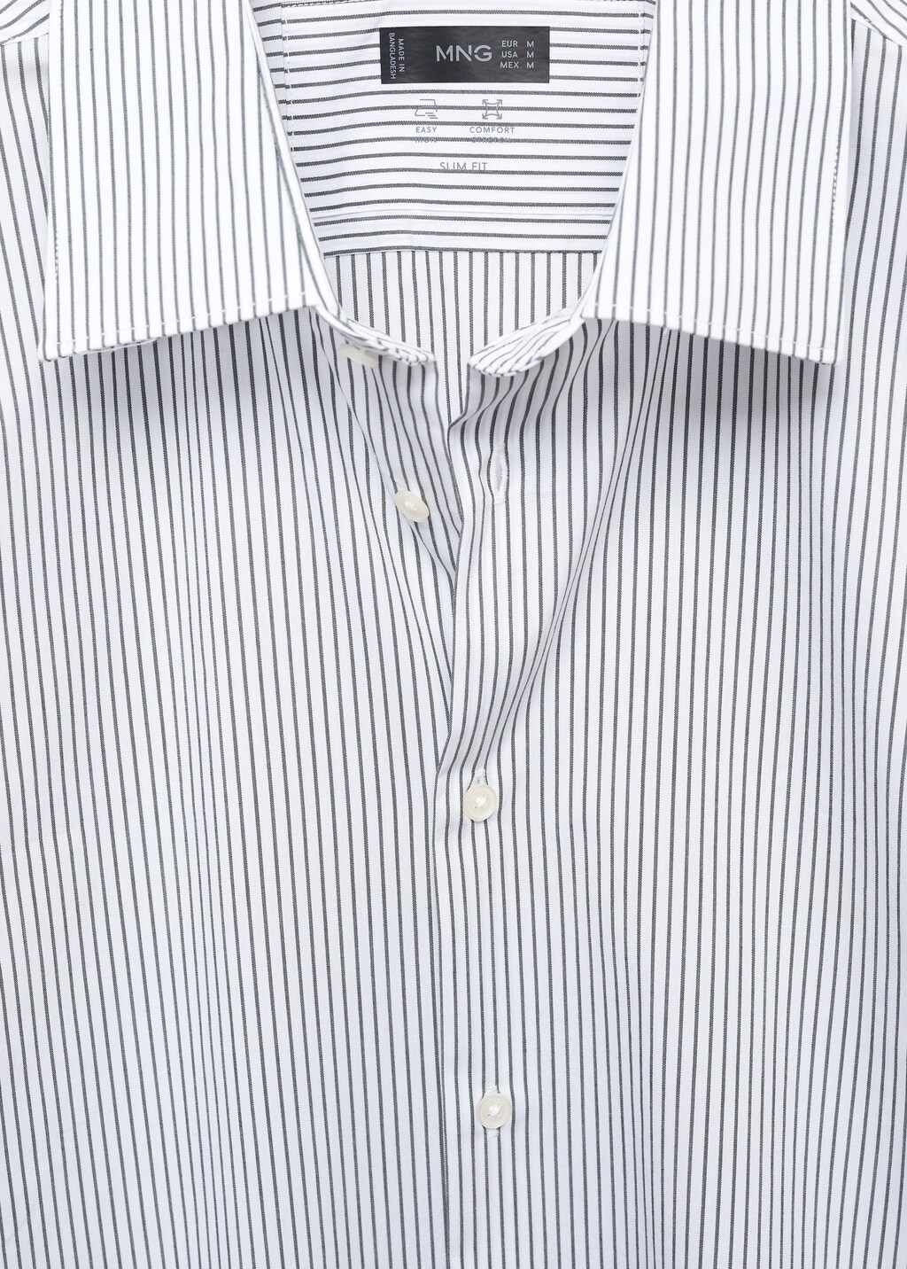 Slim fit stretch cotton shirt - Details of the article 8