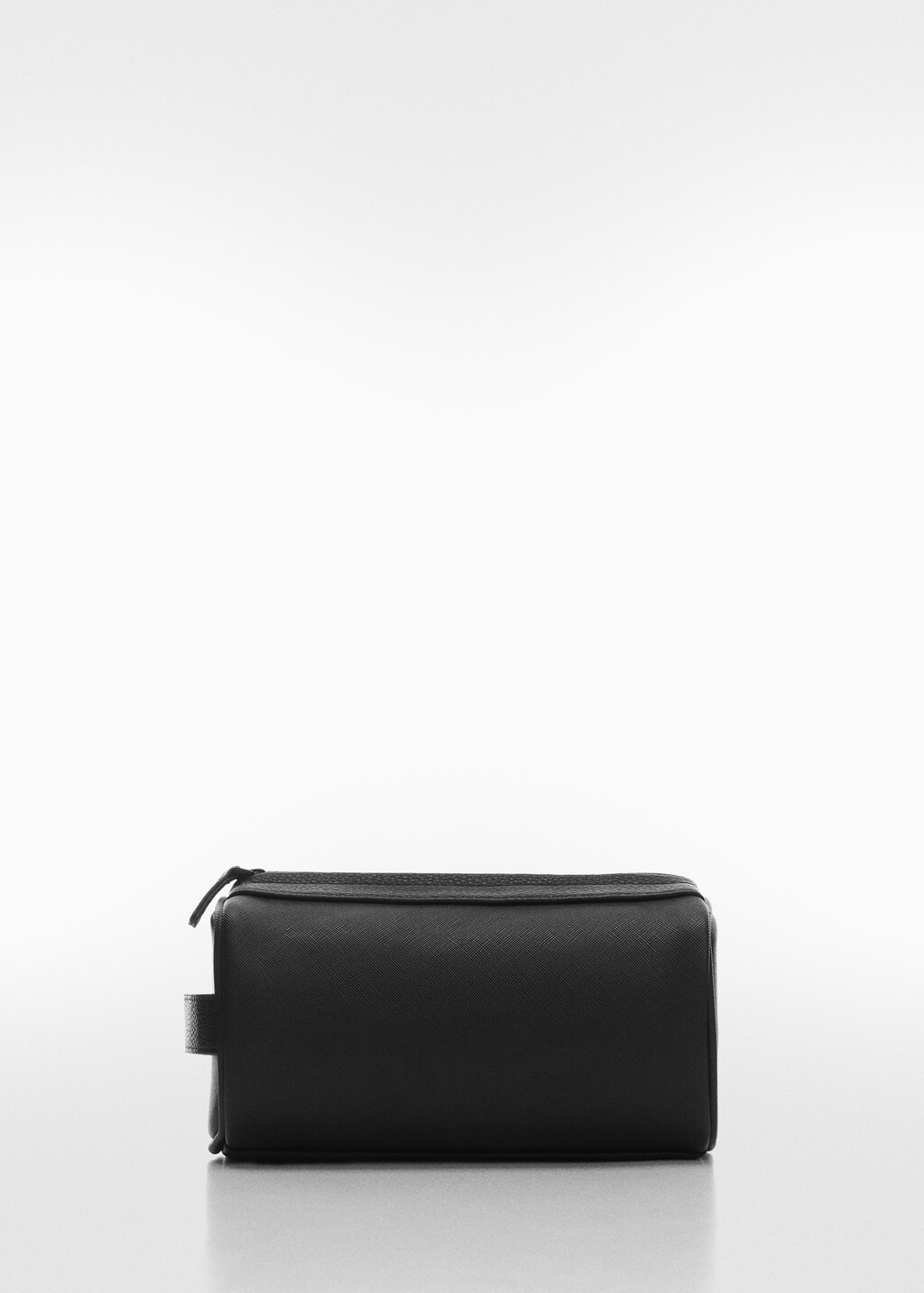 Embossed leather-effect toiletry bag - Article without model