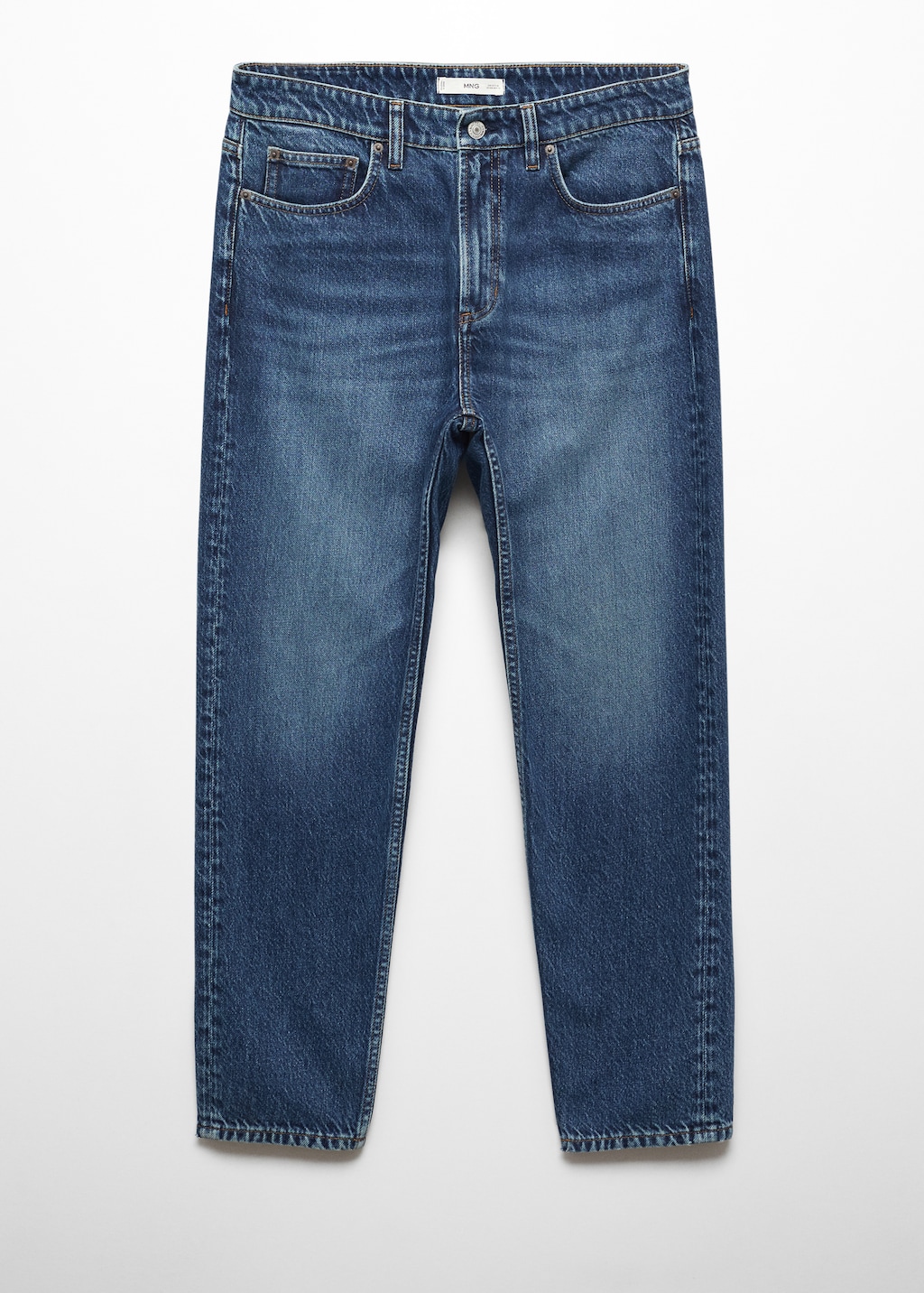 Dark-wash tapered-fit jeans - Article without model