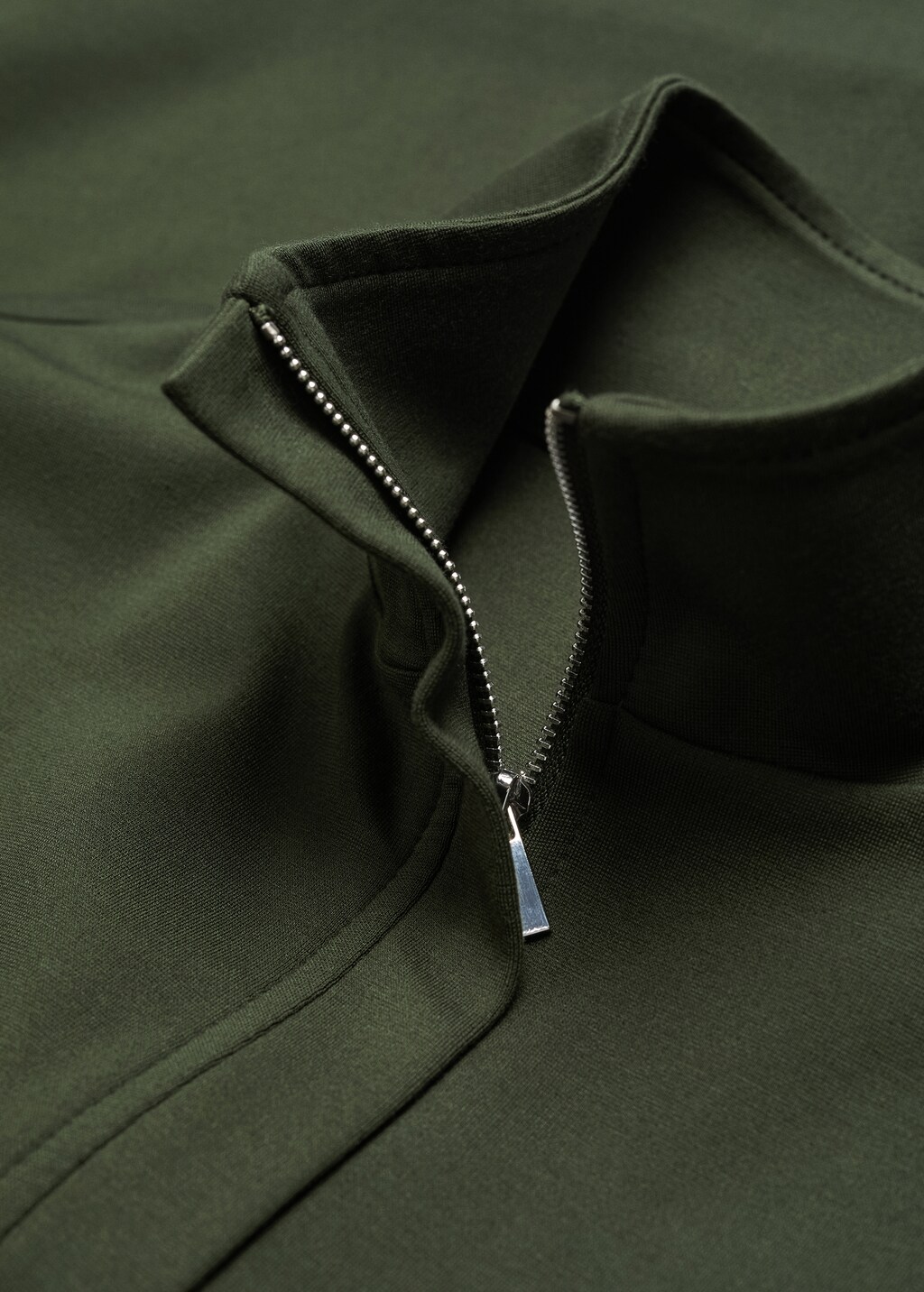 Sudadera cuello perkins cremallera - Detalle del artículo 8