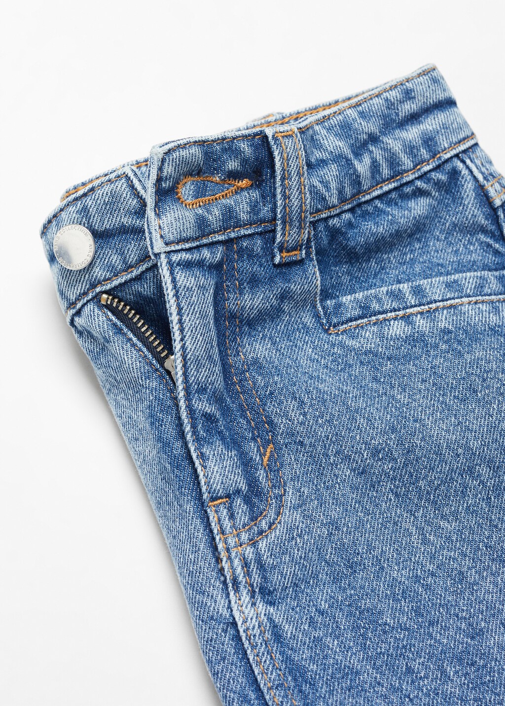 Short denim skirt - Details of the article 8