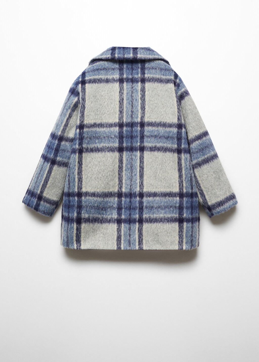 Checked lapels coat - Reverse of the article