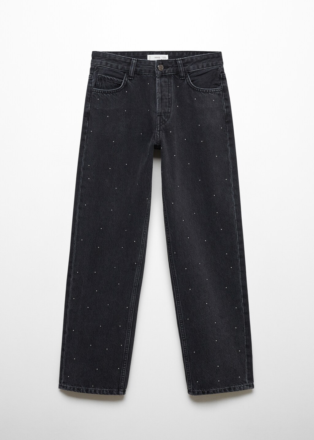 Raka jeans glitter - Artikel utan modell