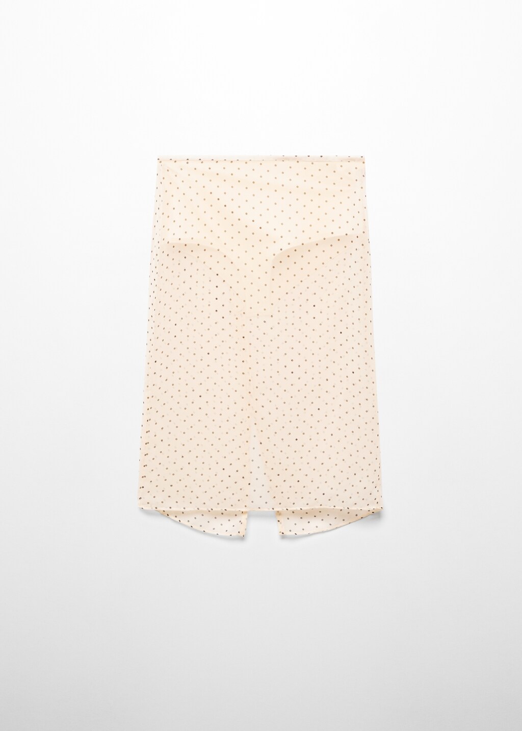 Semi-transparent polka-dot skirt - Article without model