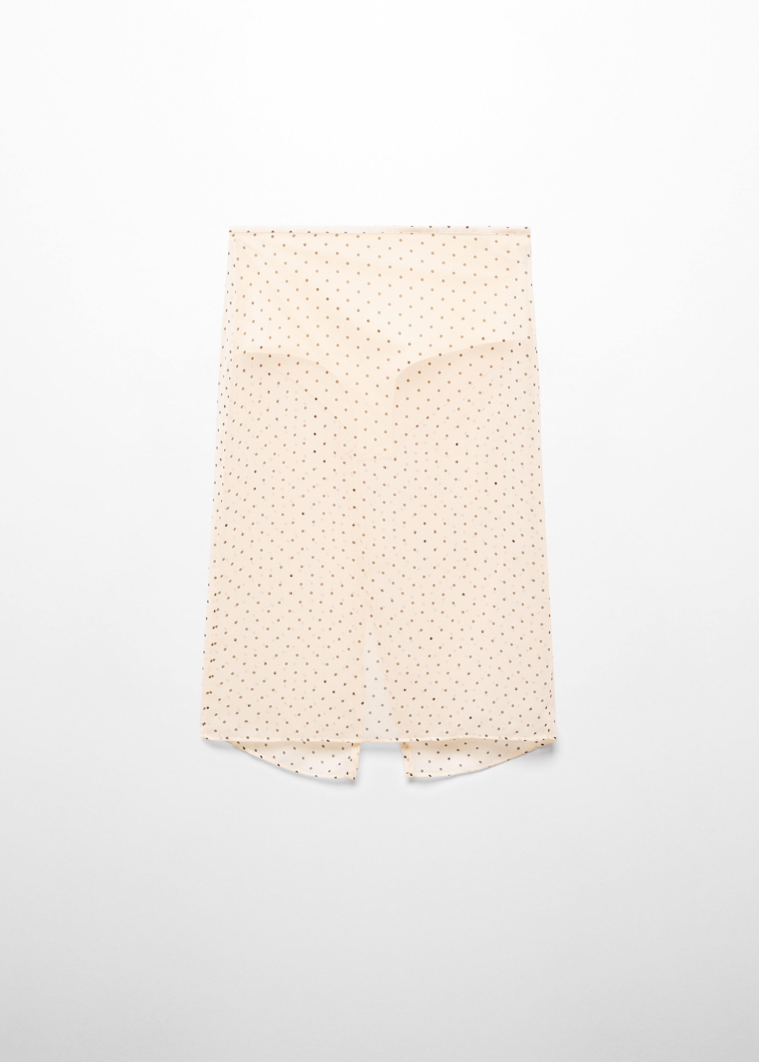 Semi-transparent polka-dot skirt - Article without model
