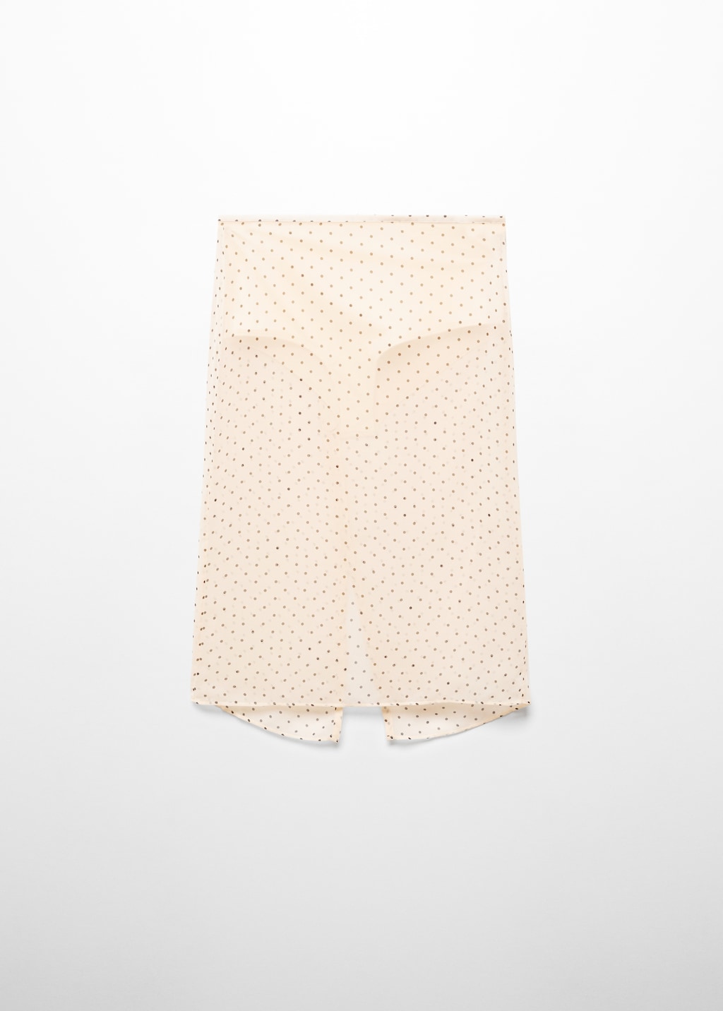 Semi-transparent polka-dot skirt - Article without model