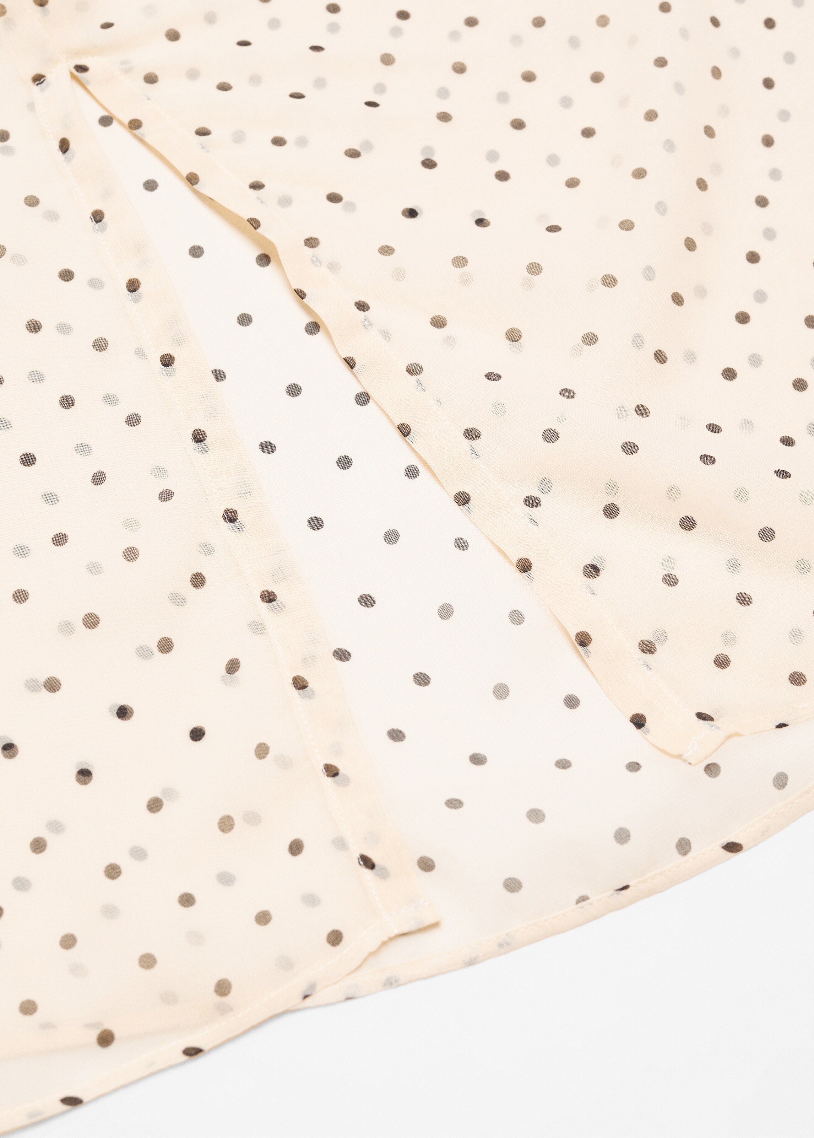 Semi-transparent polka-dot skirt - Details of the article 8