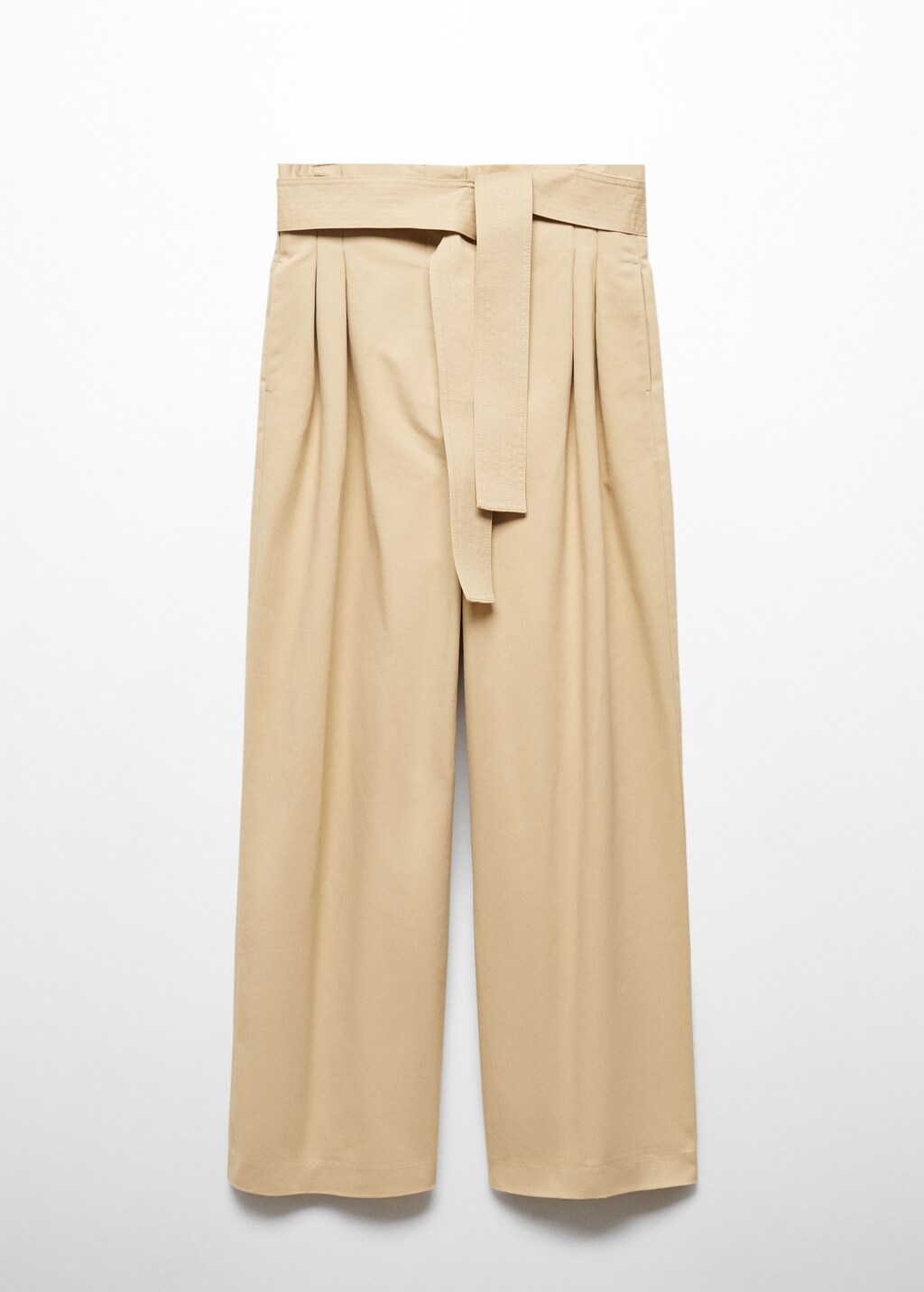 Paperbag trousers with belt - Article without model