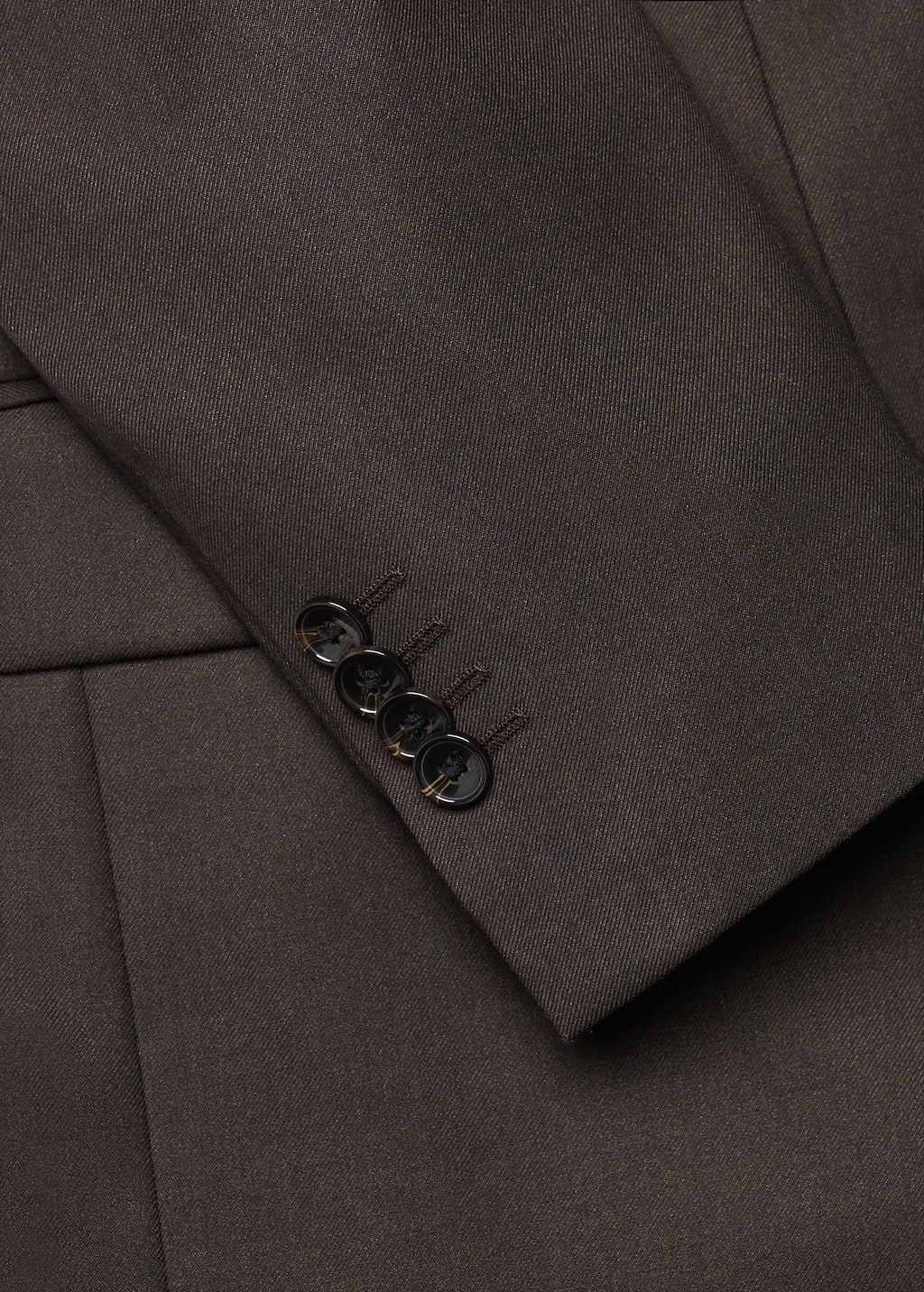 Slim fit double-breasted suit blazer - Details of the article 0