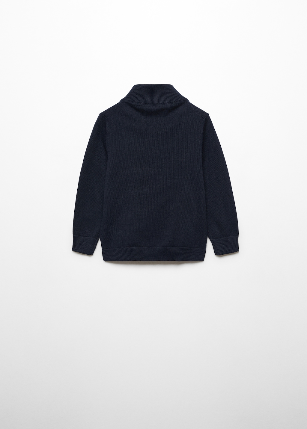 Zip knit sweater - Reverse of the article