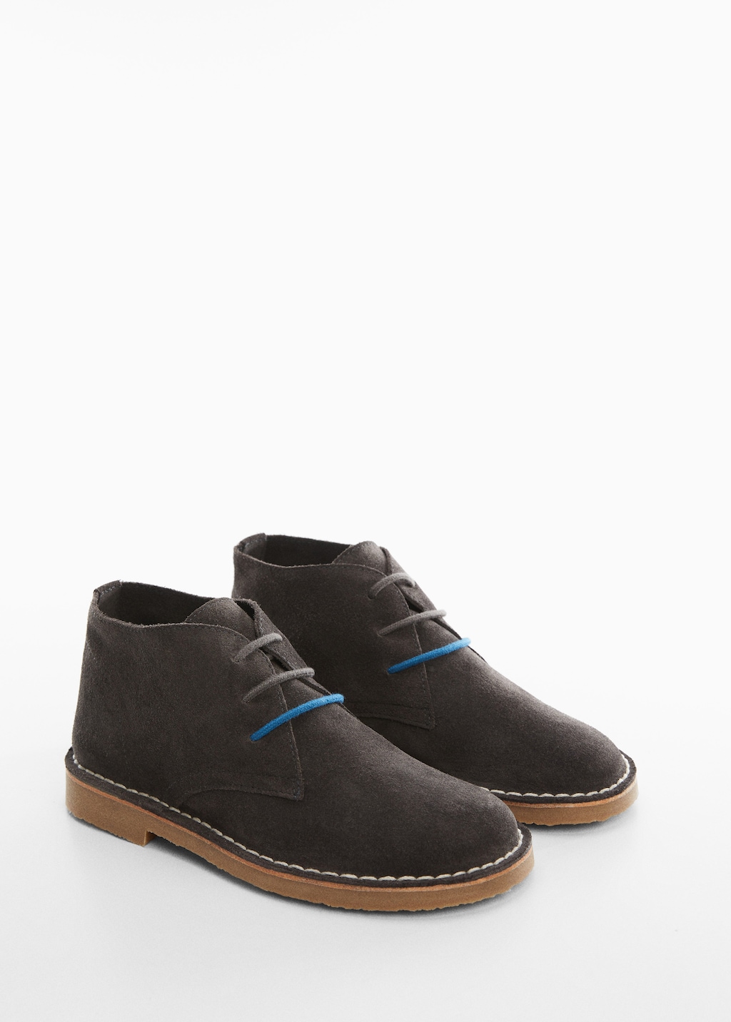 Lace-up leather boots - Medium plane