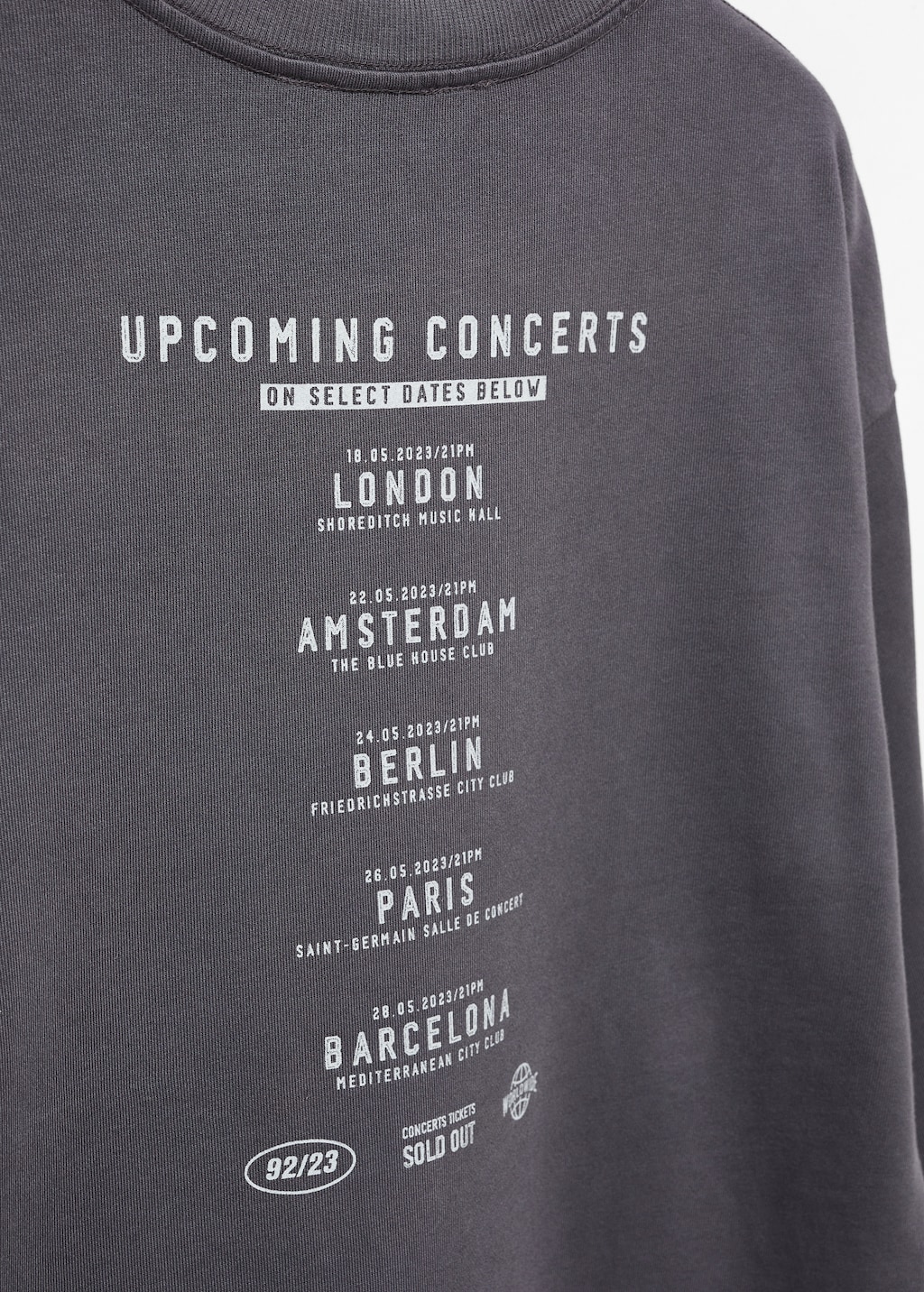 Printed cotton sweatshirt - Details of the article 8