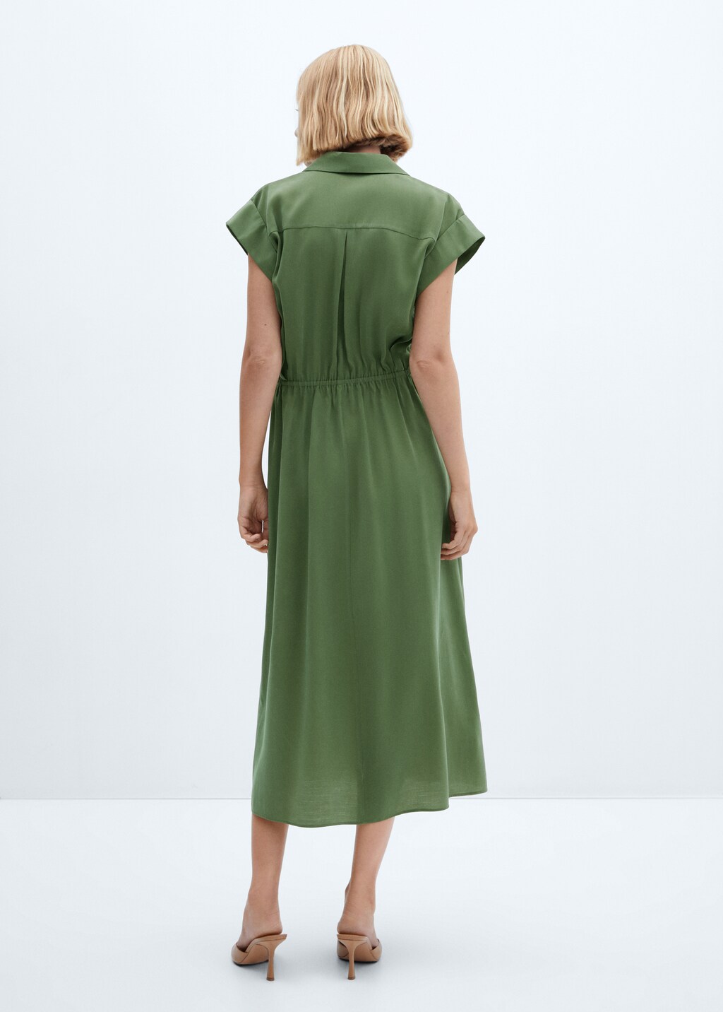 Modal shirt dress - Reverse of the article