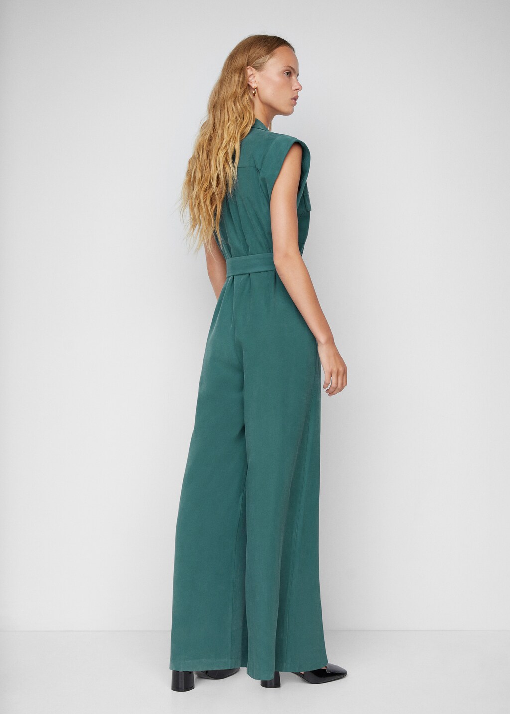 Belt long jumpsuit - Reverse of the article