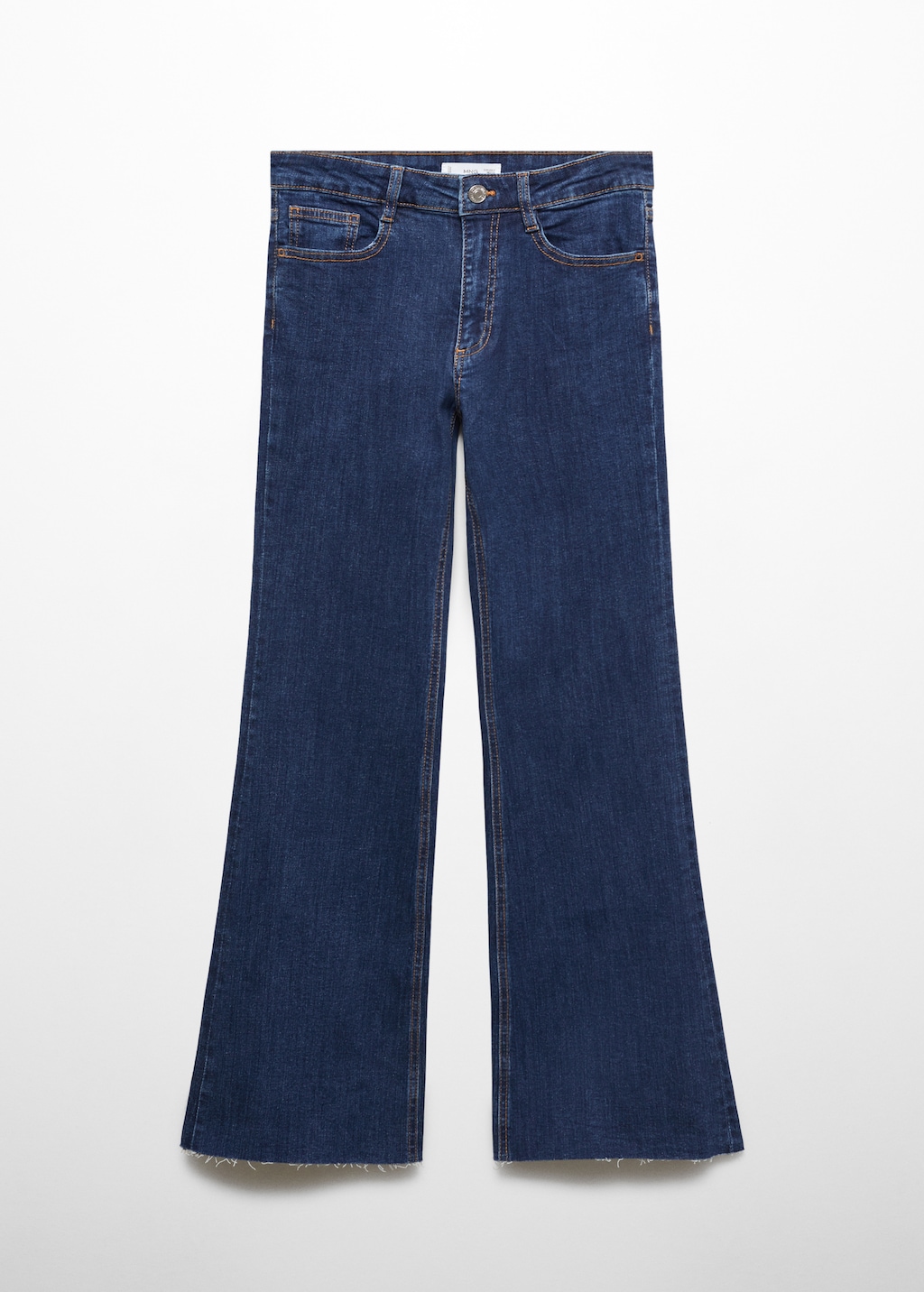 Frayed finish flare jeans - Article without model