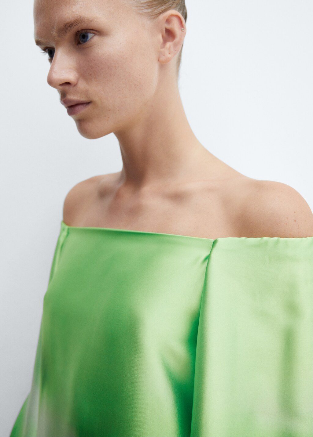 Degraded off-the-shoulder dress - Details of the article 1