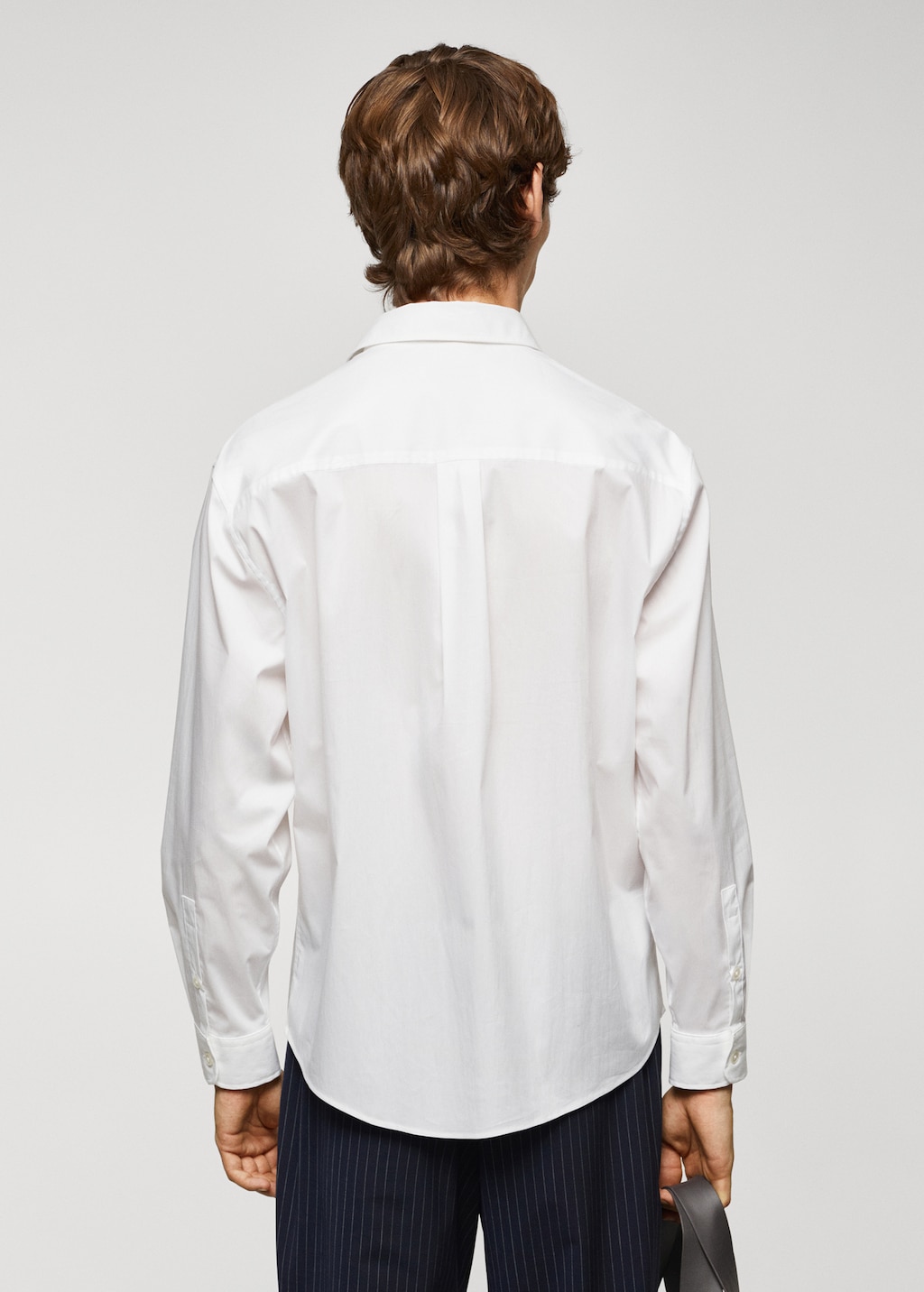 Relaxed fit cotton pocket shirt - Reverse of the article