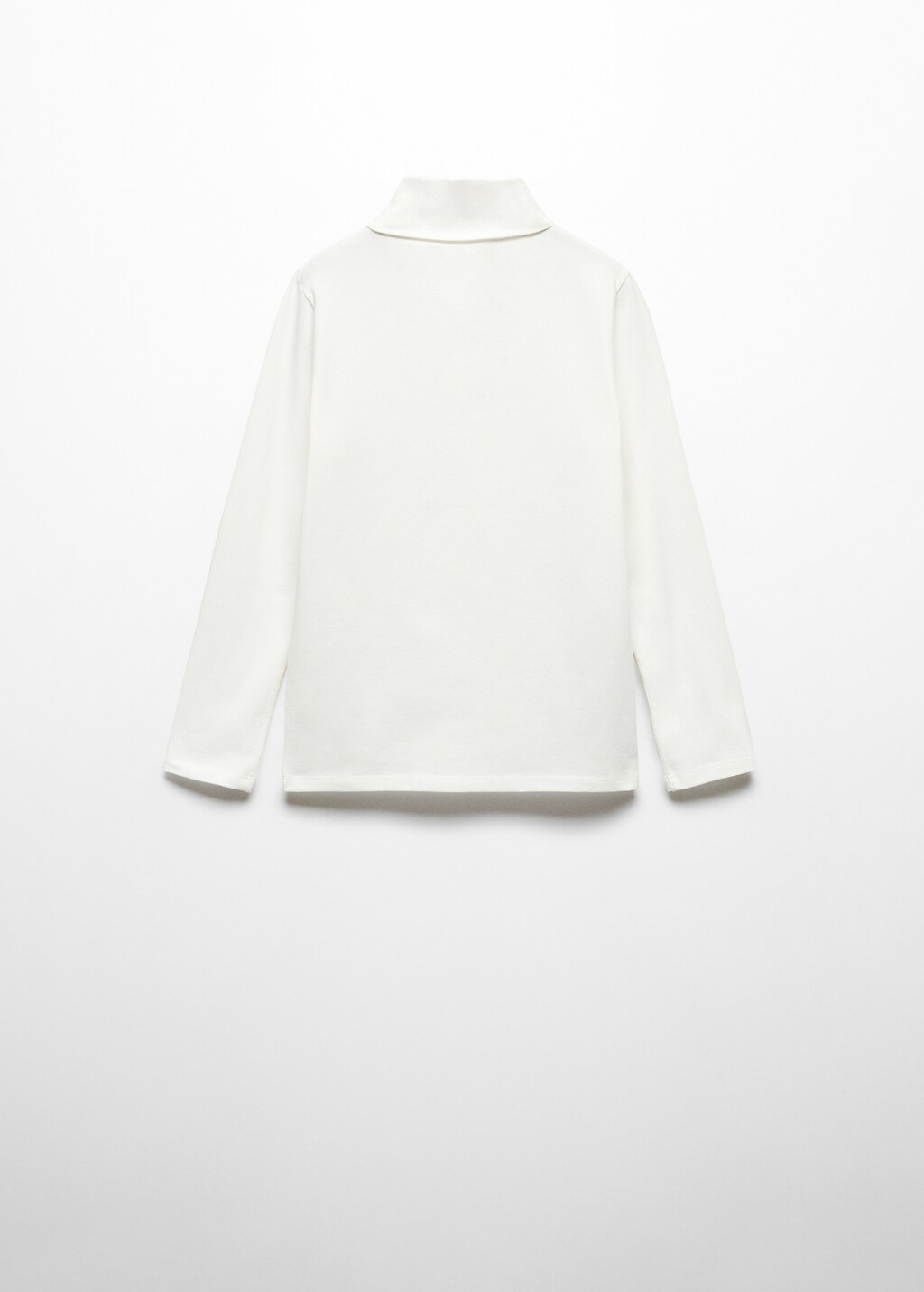 Turtleneck long-sleeved t-shirt - Reverse of the article