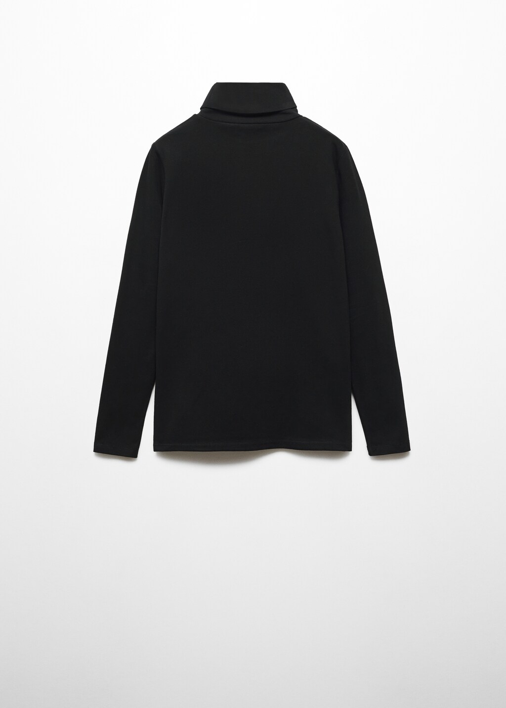 Turtleneck long-sleeved t-shirt - Reverse of the article