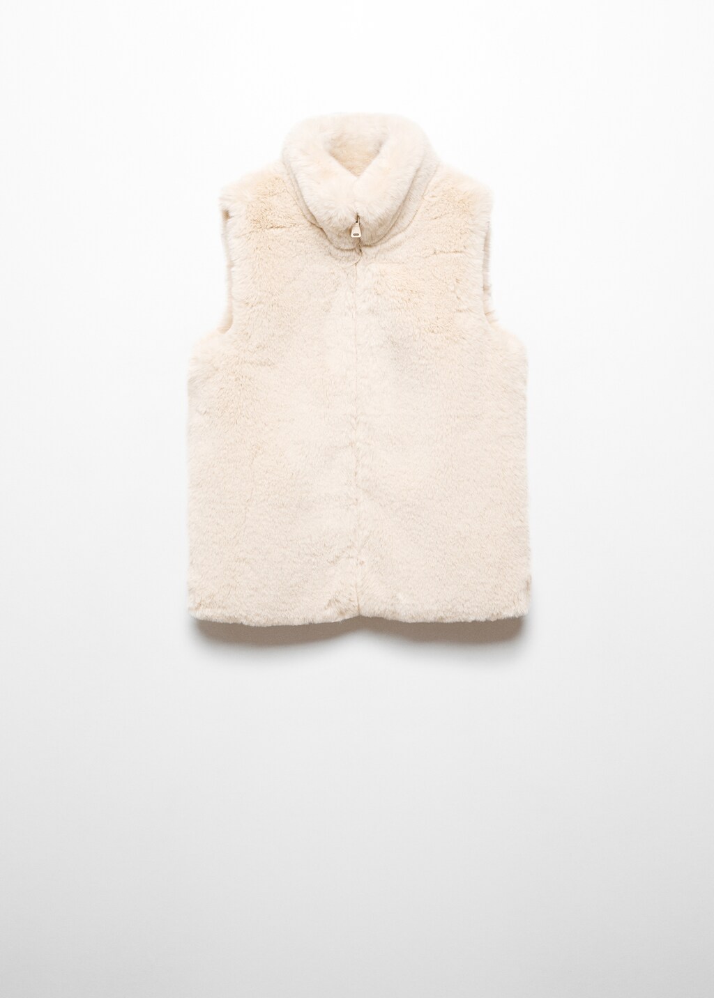 Fur-effect gilet - Article without model