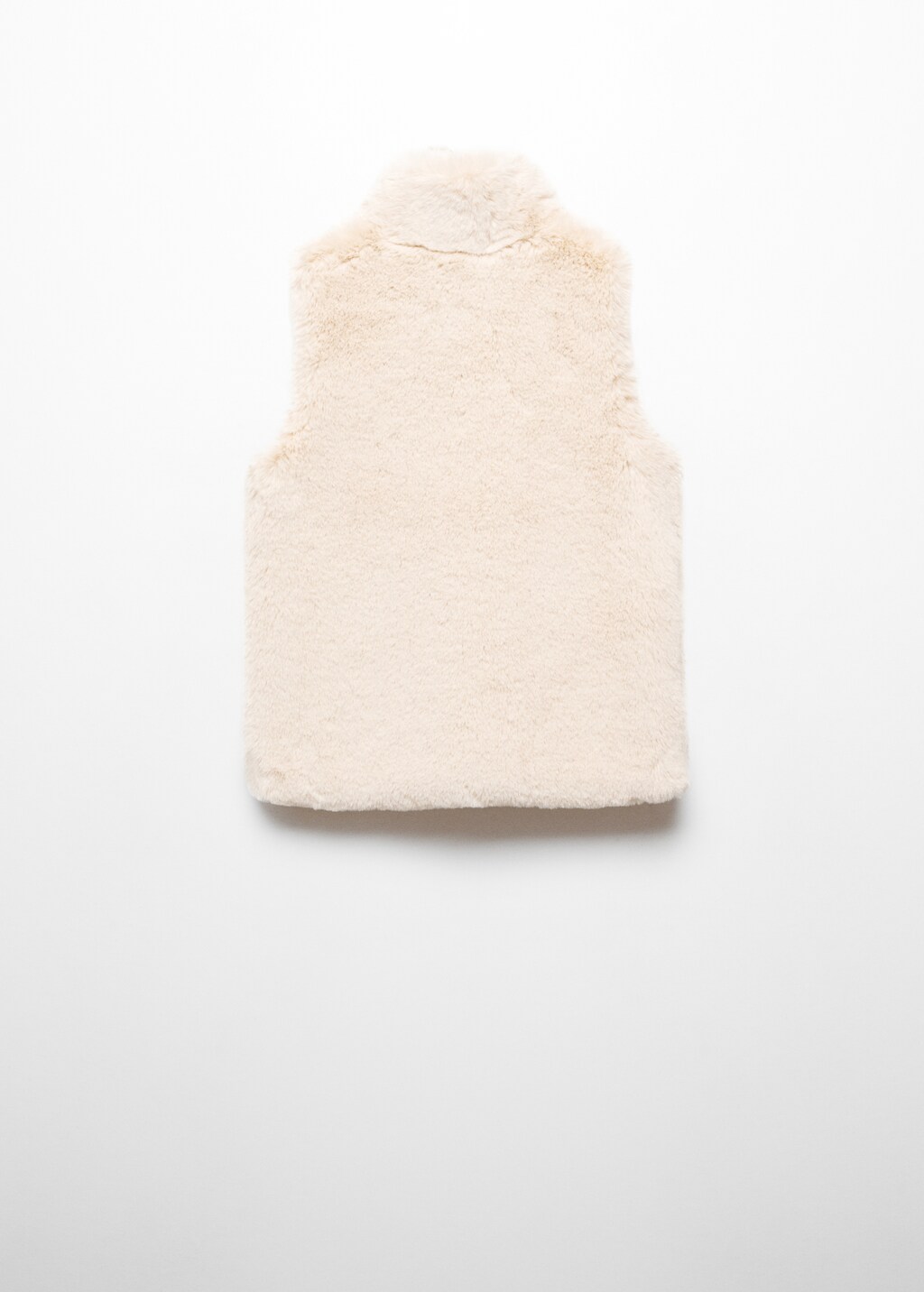 Fur-effect gilet - Reverse of the article