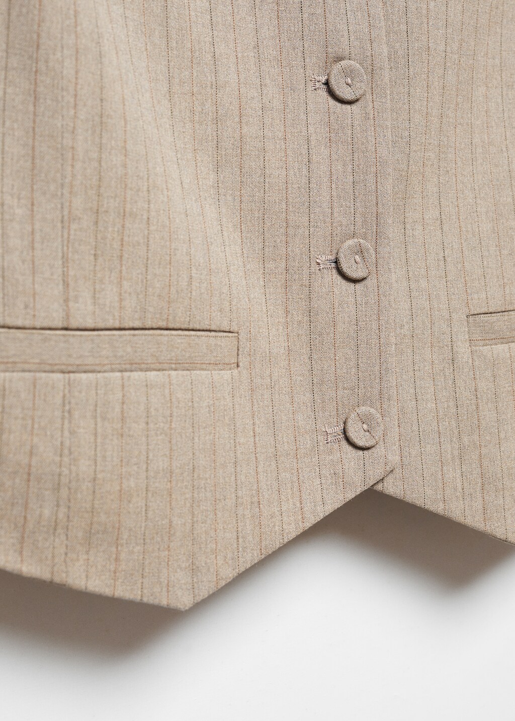 Pinstriped vest - Details of the article 8