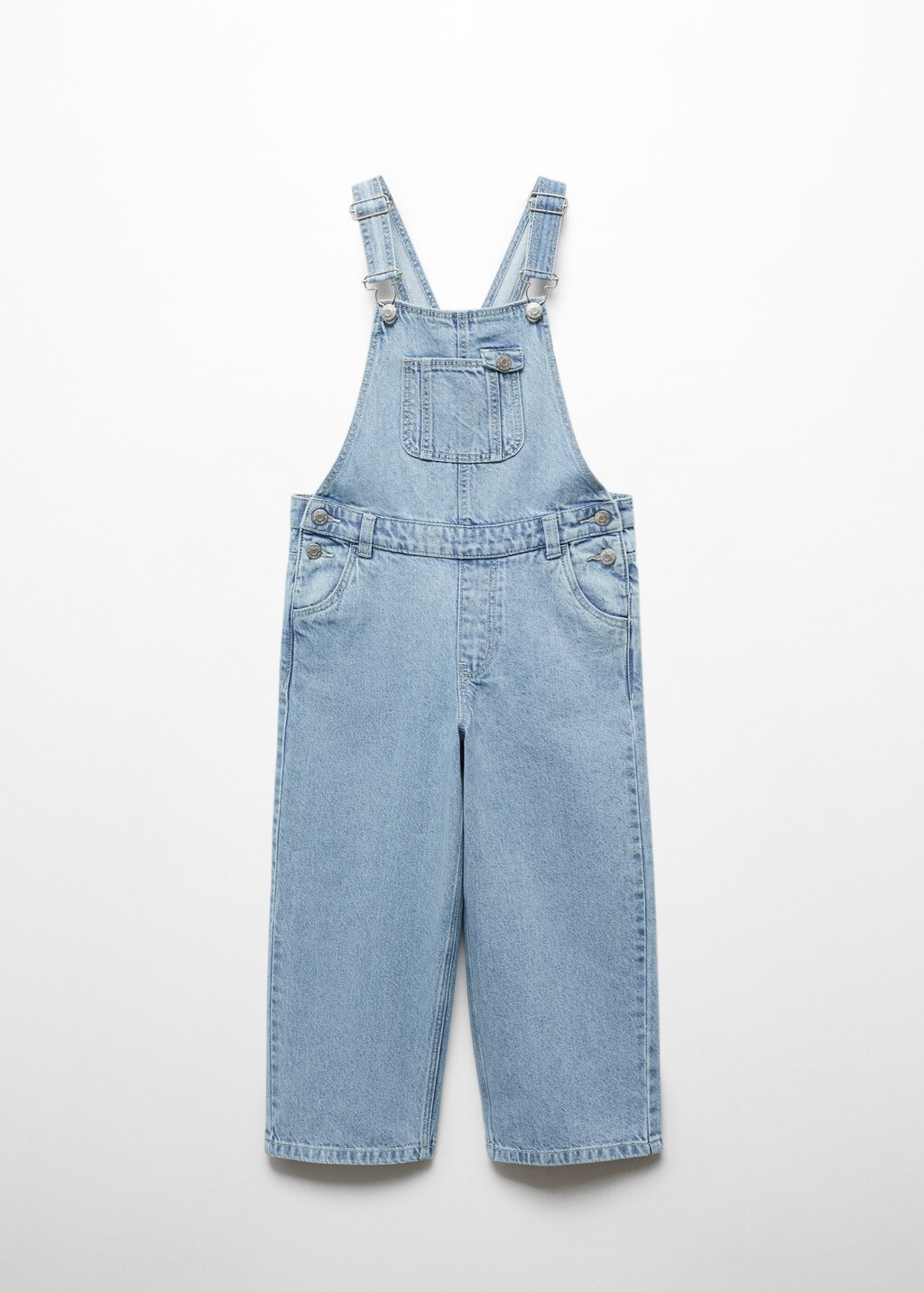 Lined denim dungarees - Article without model