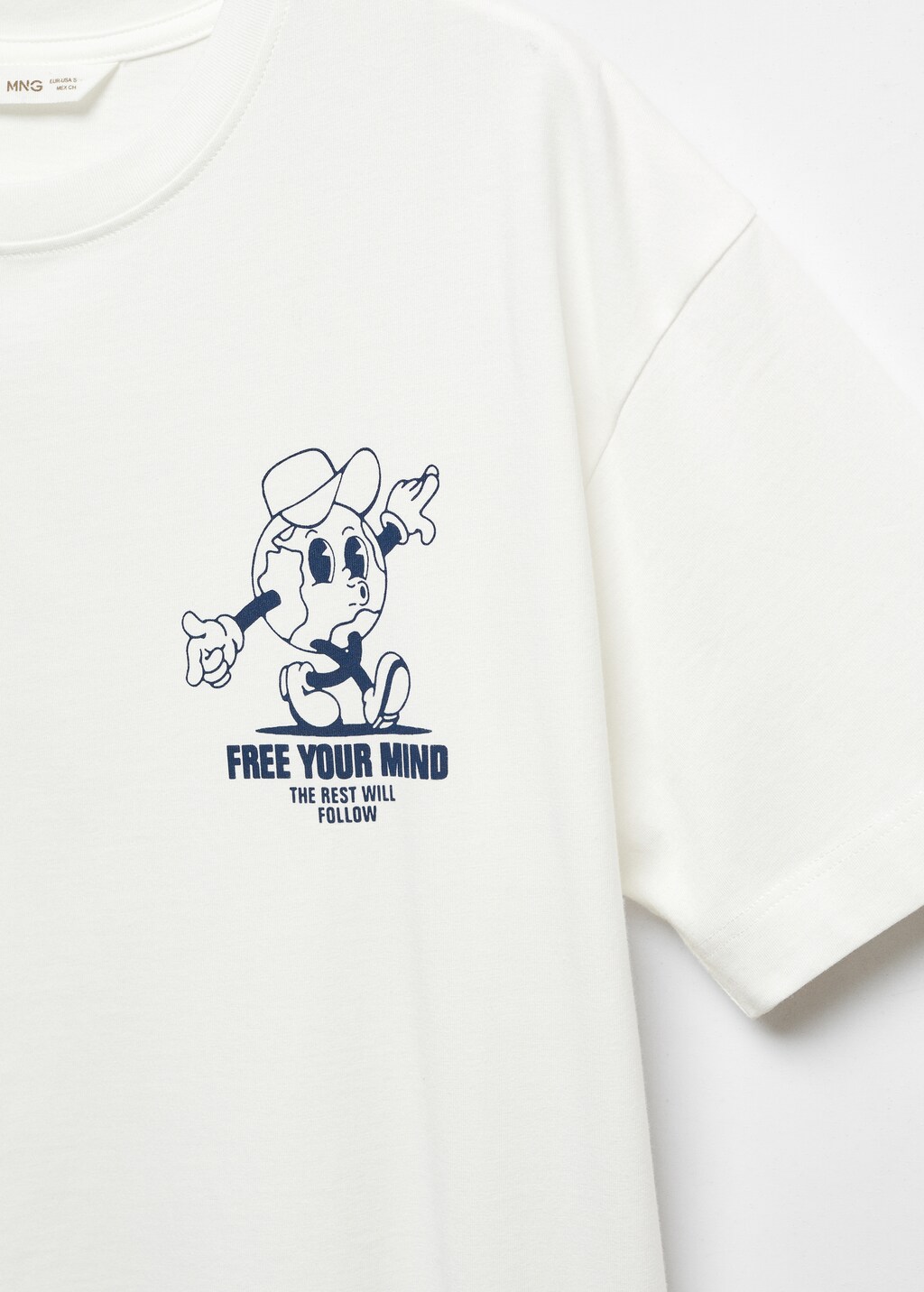 Printed cotton-blend T-shirt - Details of the article 8