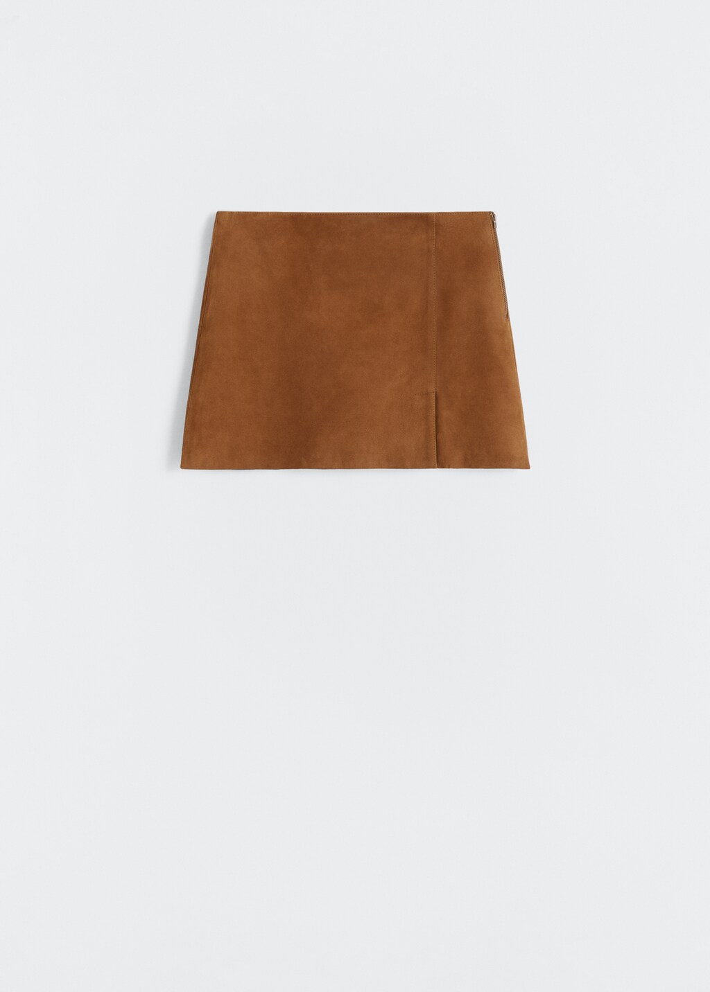 Suede mini-skirt - Article without model