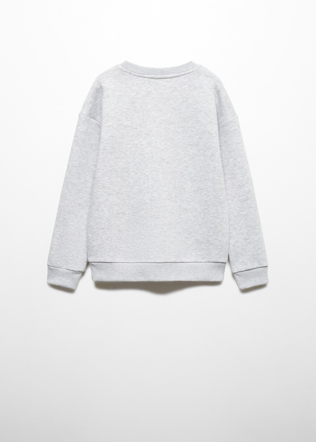 Printed cotton sweatshirt - Reverse of the article