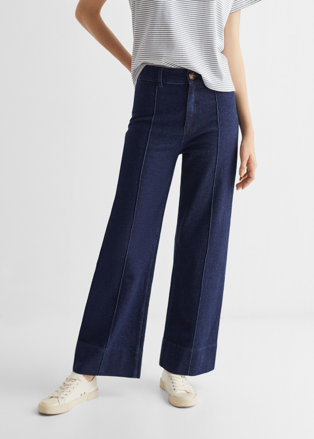 Straight cotton jeans - Details of the article 6