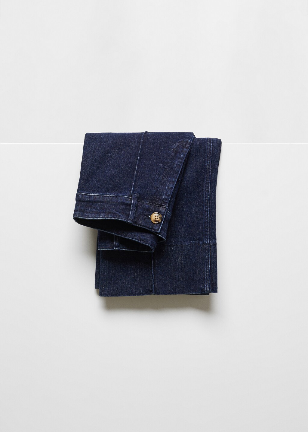 Straight cotton jeans - Details of the article 8