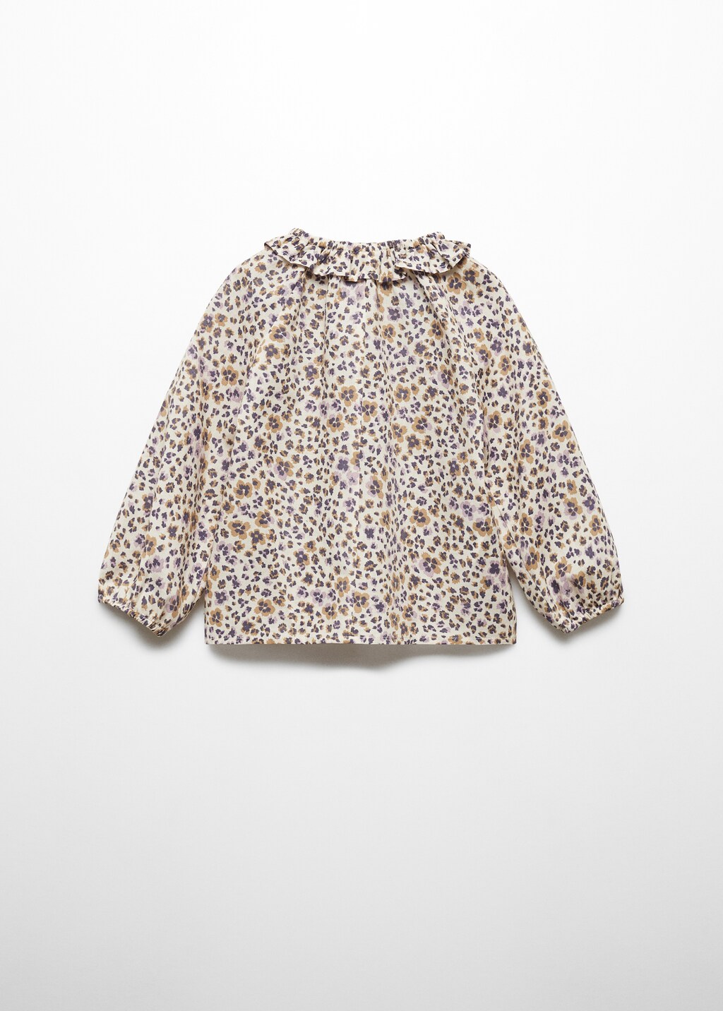 Floral print blouse - Reverse of the article