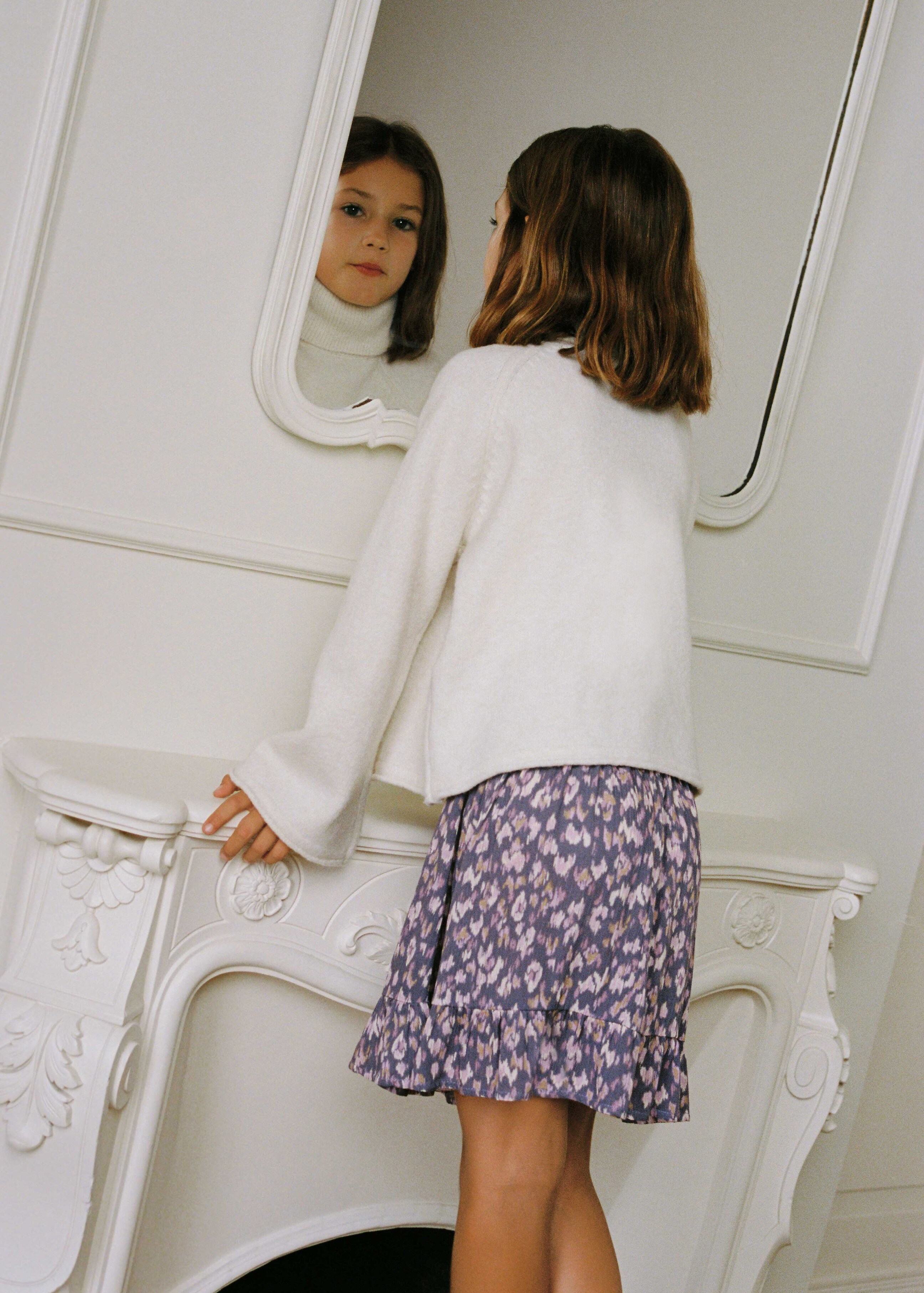 Ruffle printed skirt - Details of the article 5