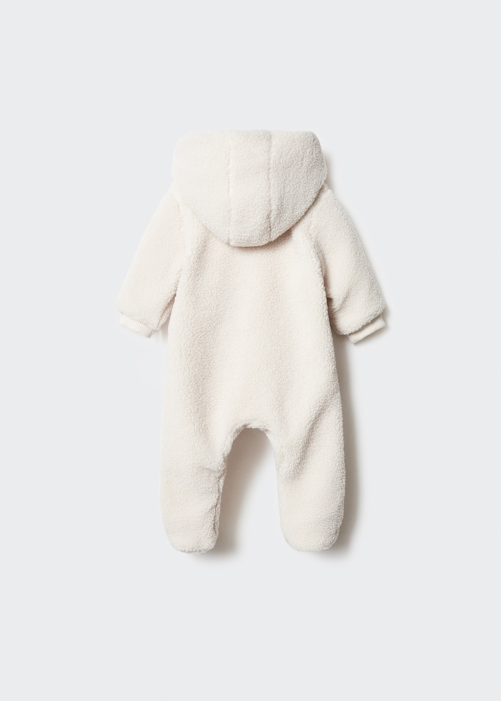 Sherpa hooded jumpsuit - Reverse of the article