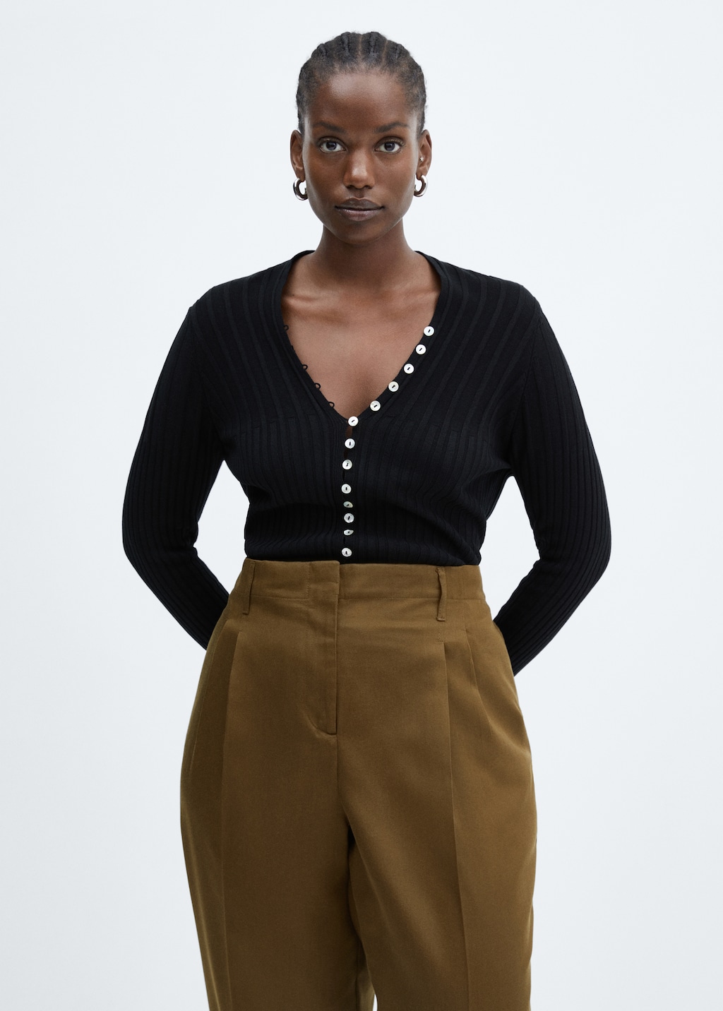 Dart high waist trousers - Details of the article 5