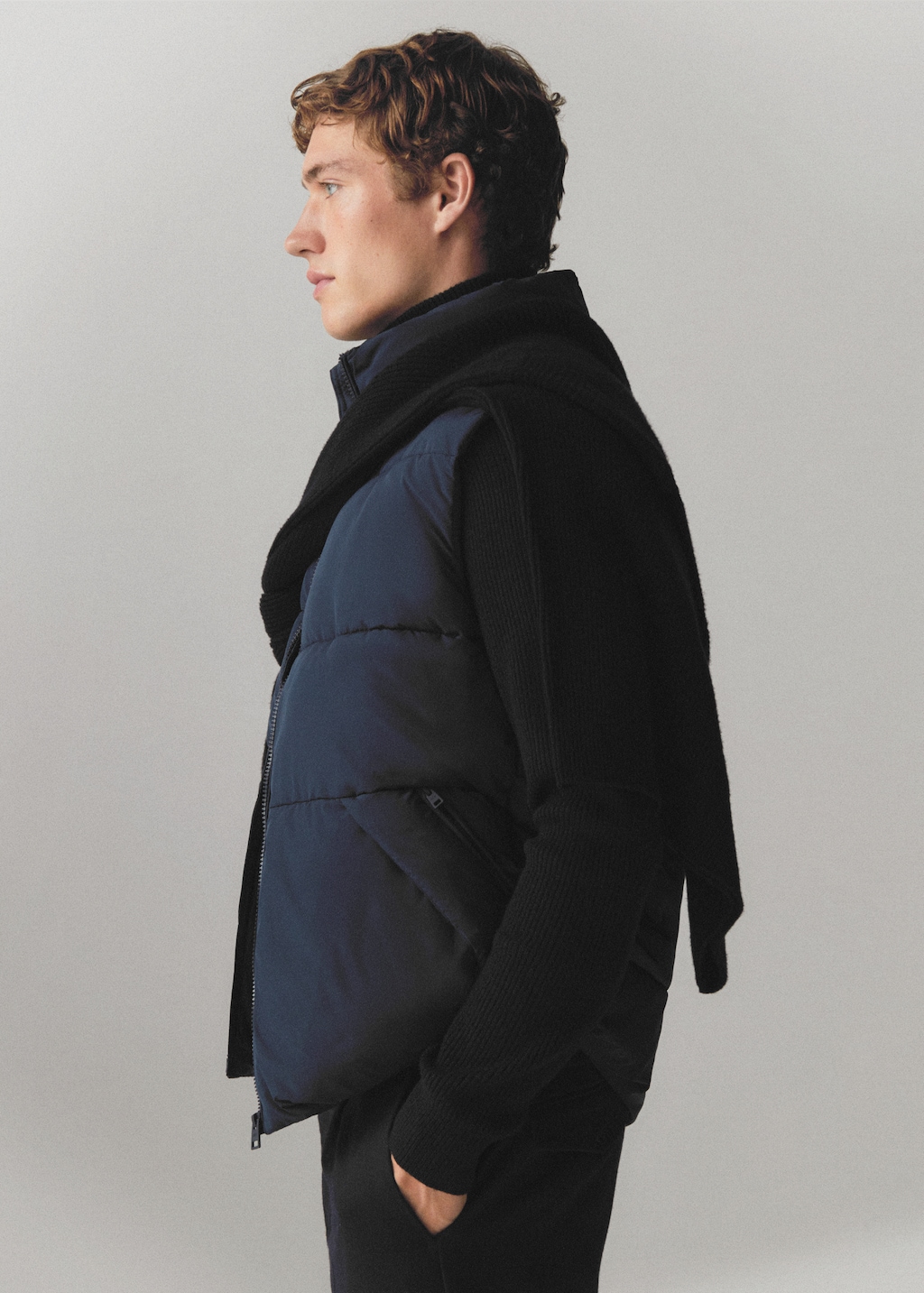 Water-repellent quilted gilet - Details of the article 5