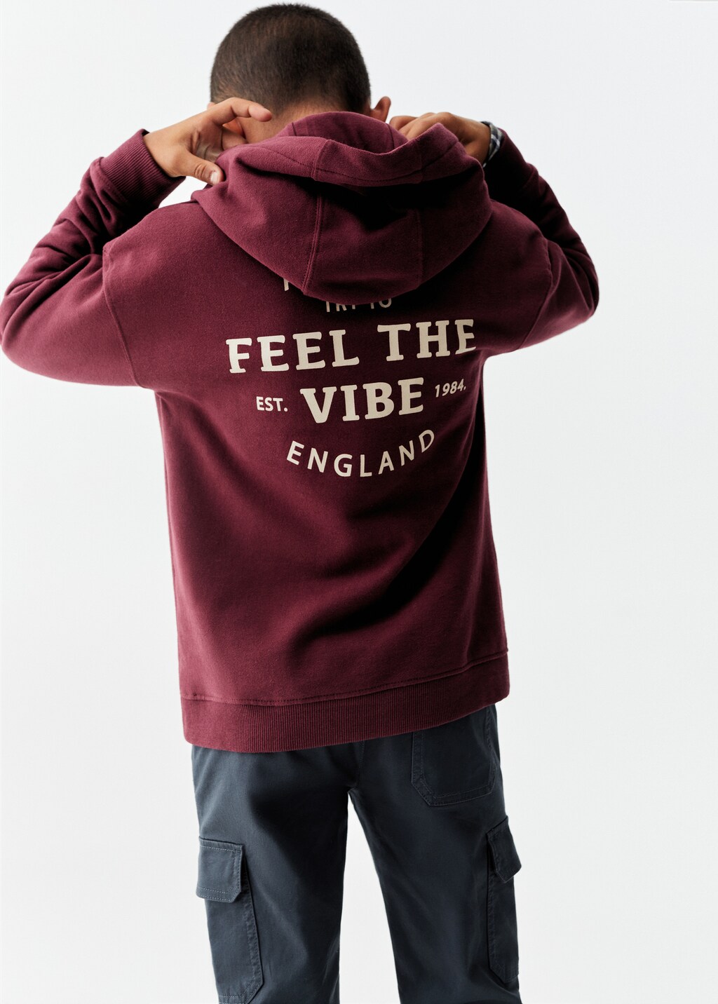 Cotton-blend message sweatshirt - Details of the article 6