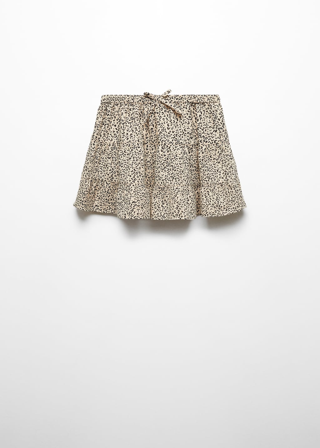 Leopard cotton skirt - Article without model