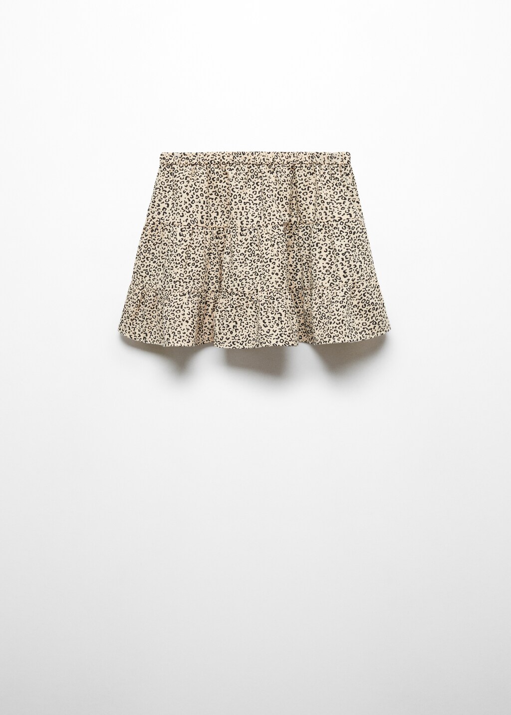 Leopard cotton skirt - Reverse of the article