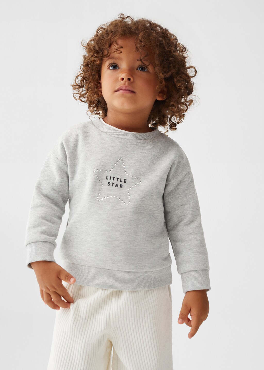 Sweater coton message - Plan moyen